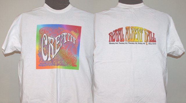 Cream t shirts hot sale royal albert hall